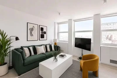 غرفة معيشة; ضوء طبيعي, أسلوب عصري