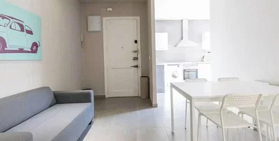 Living room; natural light, tile floor