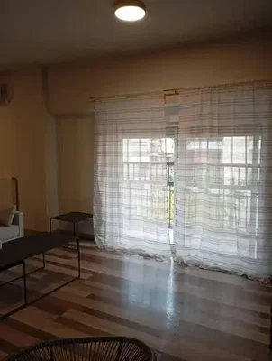 Living room; wood floor, natural light