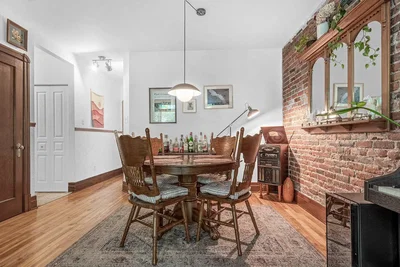 Living room; wood floor, natural light