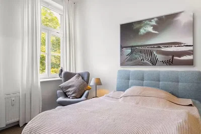 Schlafzimmer; tageslicht, moderner stil