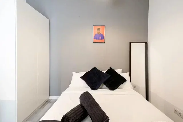 Bedroom; natural light, wood floor