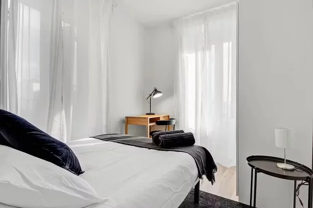 Schlafzimmer; tageslicht, moderner stil