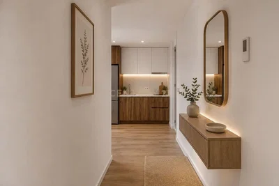 Salon; podłoga drewniana, wyremontowany, światło dzienne, styl nowoczesny