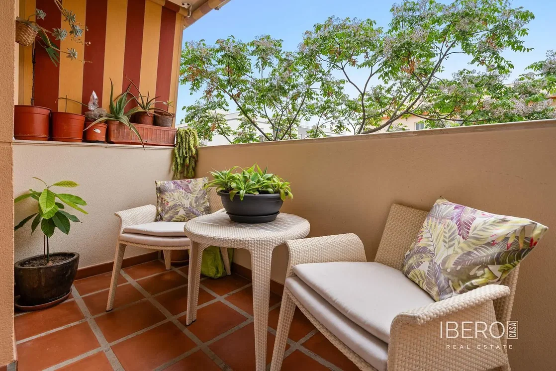 Terrace; natural light, view