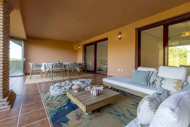 Terrace; natural light, modern style