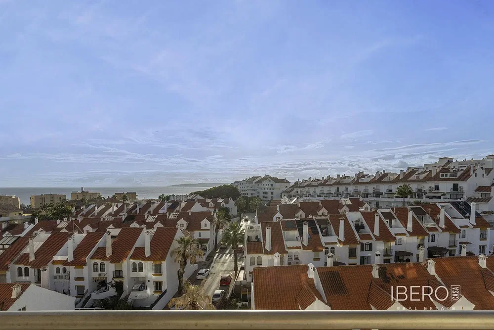 House and surroundings; view