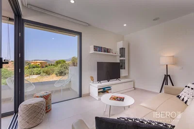 Living room; view, natural light, modern style