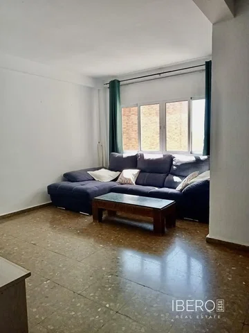 Living room; tile floor, natural light
