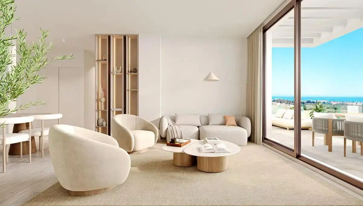 Wohnzimmer; blick, tageslicht, moderner stil