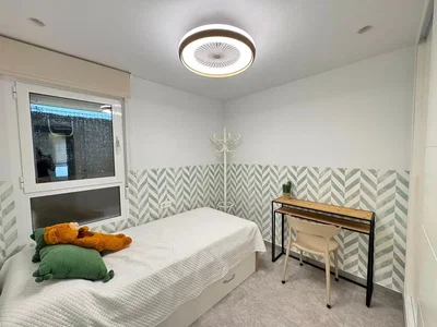 Chambre; lumière naturelle, style moderne
