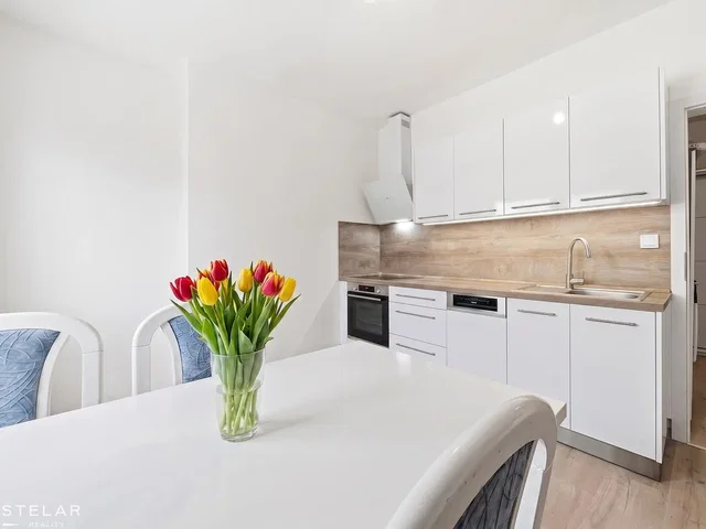 Kuhinja; kuhinjski aparati, prirodno svjetlo, moderni stil