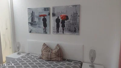 Chambre; lumière naturelle, style moderne