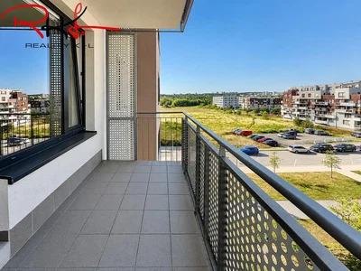 Balcony; view, tile floor