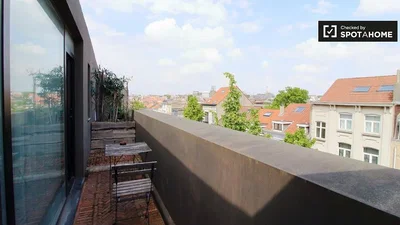 Balkon; blick, tageslicht