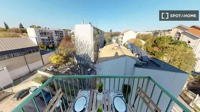 Balkon; blick, tageslicht