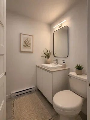 Toilette; tageslicht, renoviert