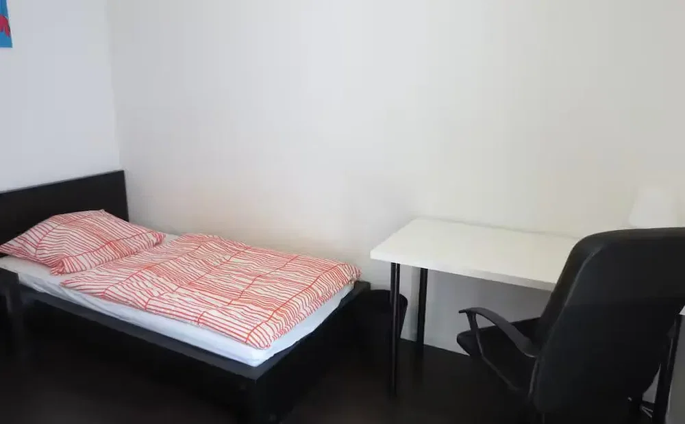 Bedroom; natural light, wood floor