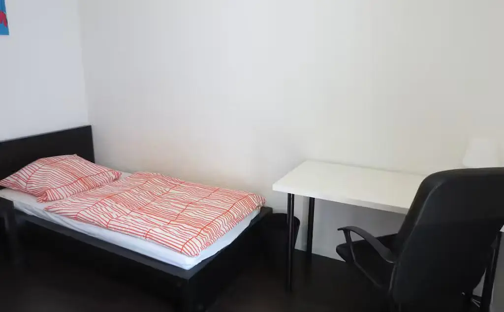 Bedroom; natural light, wood floor