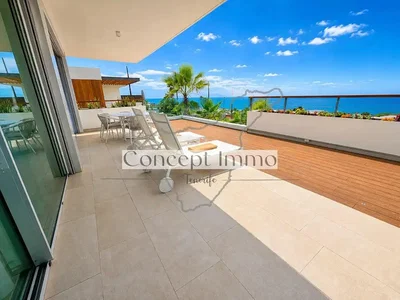 Terrace; view, wood floor, tile floor, natural light