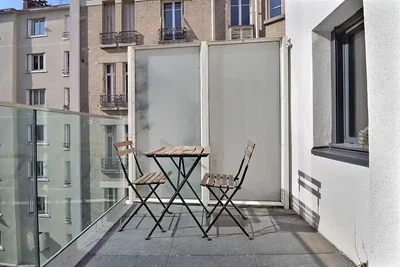 Balkon; tageslicht, blick