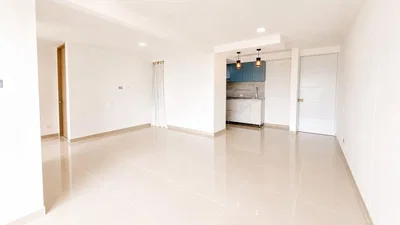 Living room; tile floor, natural light