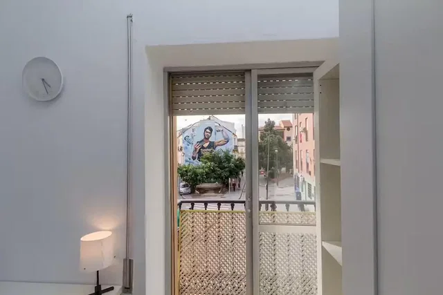 Balcón; vista, luz natural