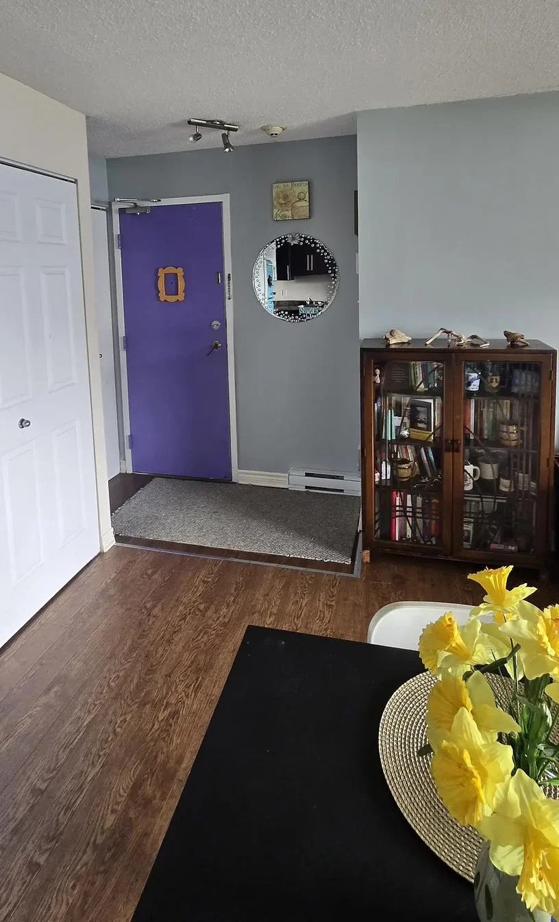 Living room; wood floor, natural light
