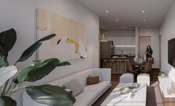 Wohnzimmer; moderner stil, tageslicht, holzboden