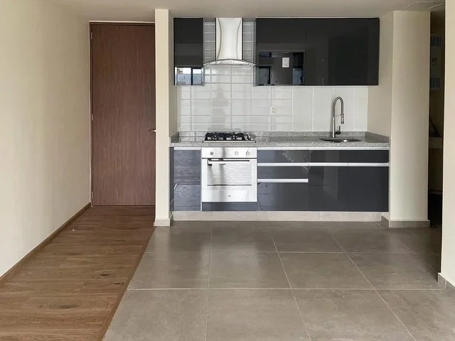 Kitchen; kitchen appliances, tile floor