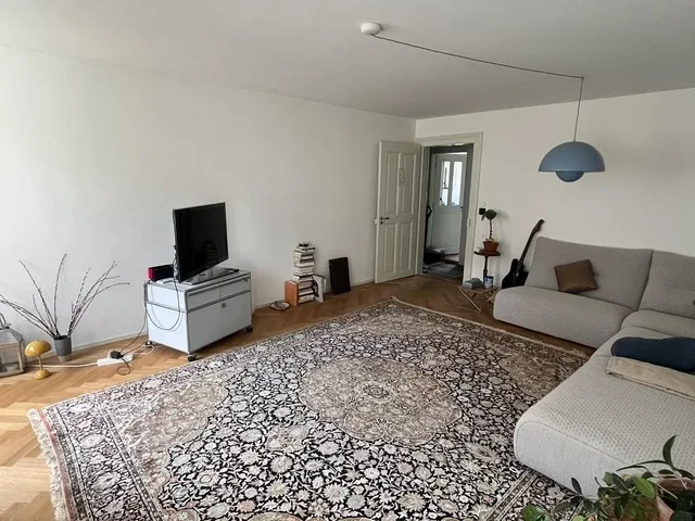 Wohnzimmer; holzboden, tageslicht