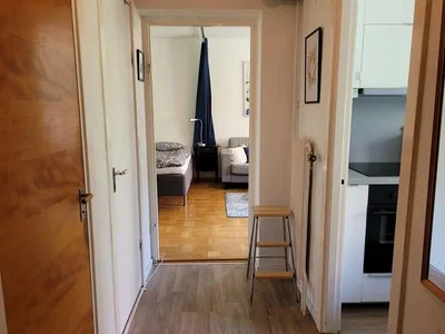 Wohnzimmer; holzboden, tageslicht