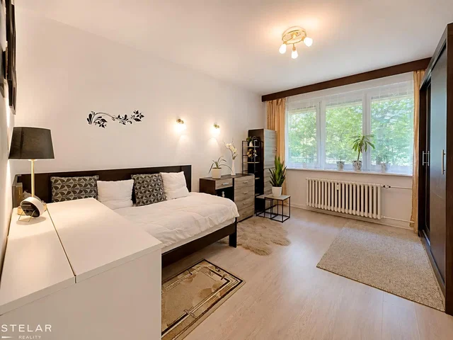 Bedroom; natural light, wood floor