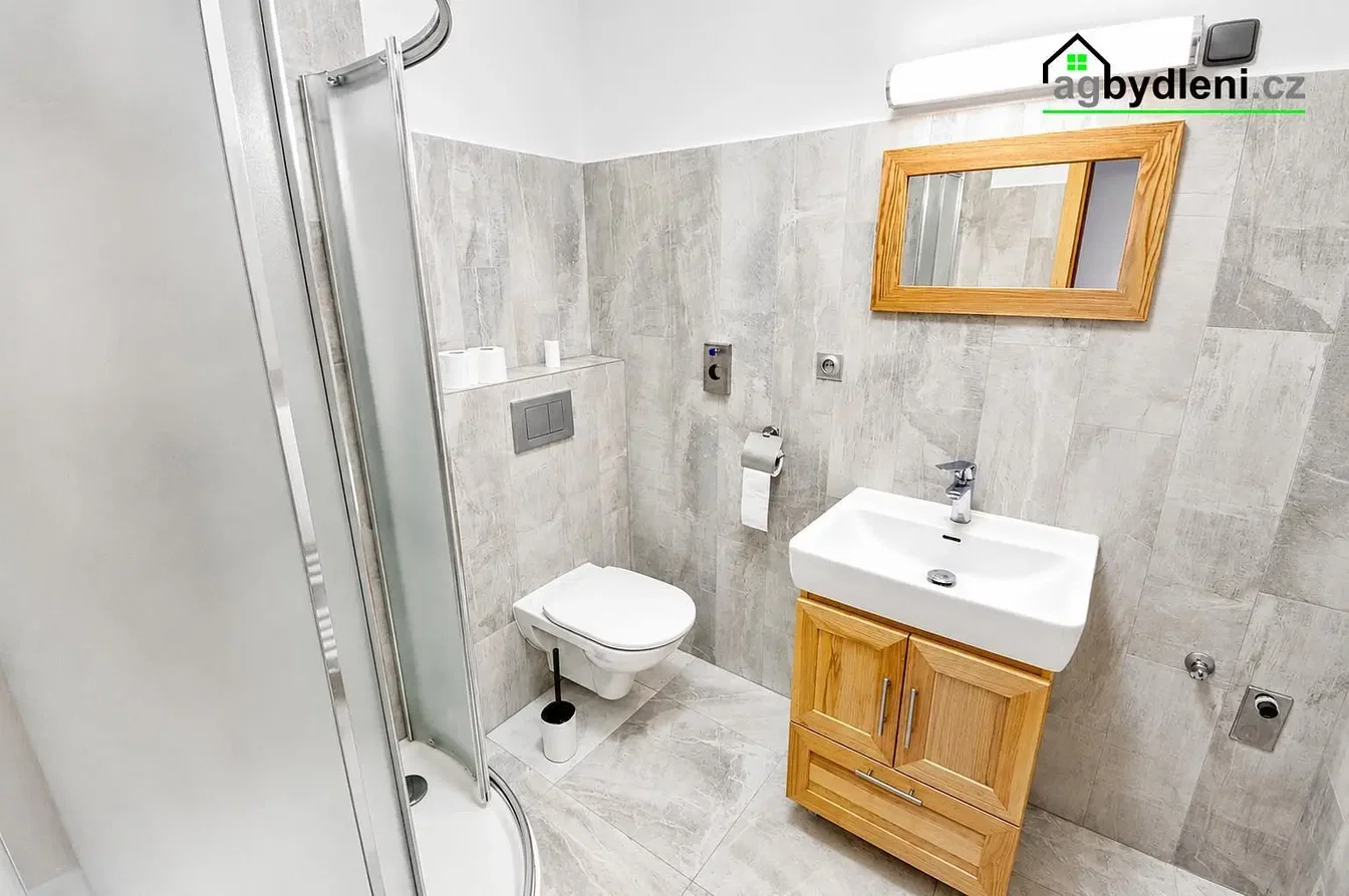 Toilettes; carrelage, rénové, lumière naturelle