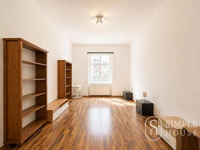 Bedroom; wood floor, natural light