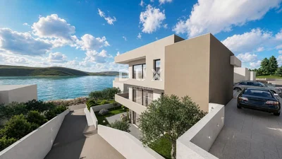Maison et environs; vue, lumière naturelle