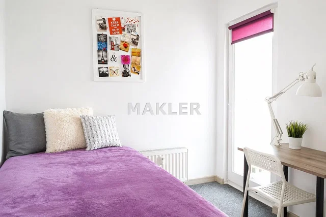 Slaapkamer; natuurlijk licht, moderne stijl