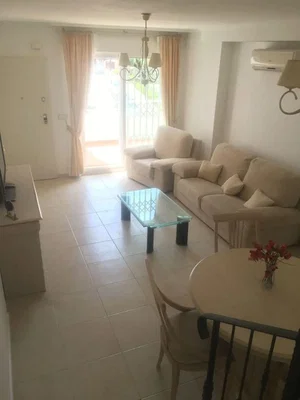 Living room; tile floor, natural light