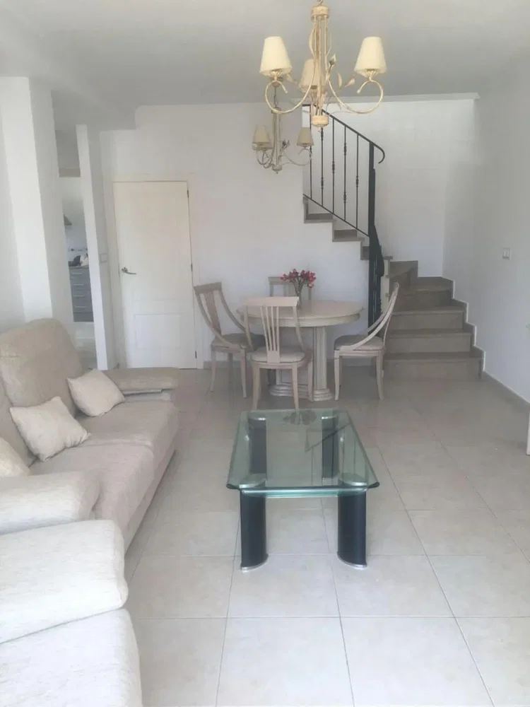 Living room; tile floor, natural light