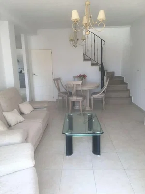 Living room; tile floor, natural light