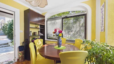 Living room; natural light, wood floor