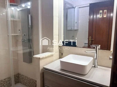 Bathroom; tile floor, renovated, natural light