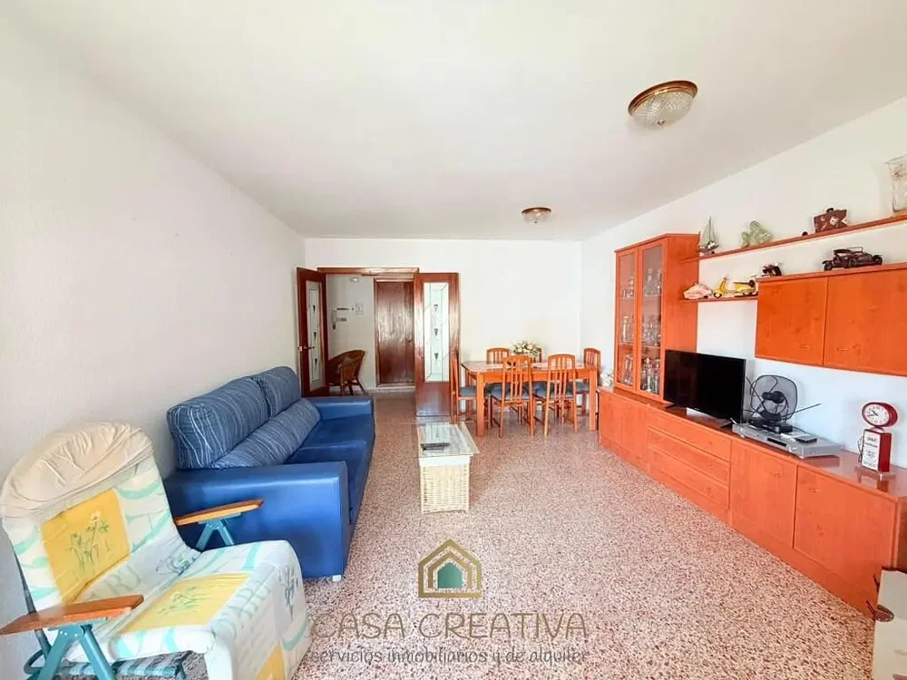 Living room; tile floor, natural light