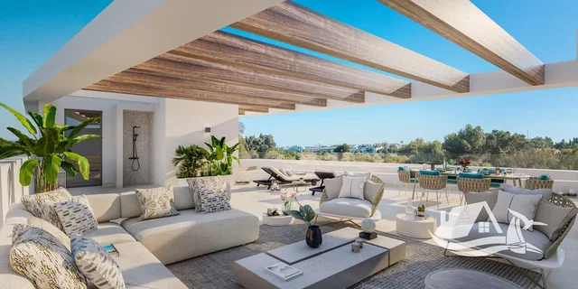 Terrazza; vista, luce naturale, stile moderno
