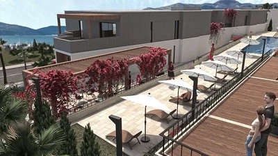 Terrasse; blick, tageslicht