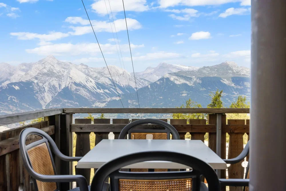 Terrasse; vue, lumière naturelle
