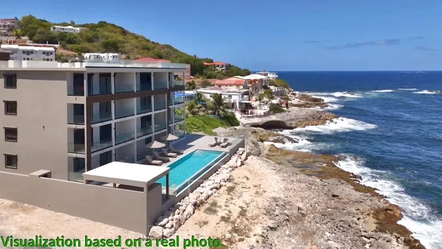 Casa e arredores; vista, luz natural