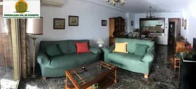 Soggiorno; pavimento in piastrelle, luce naturale
