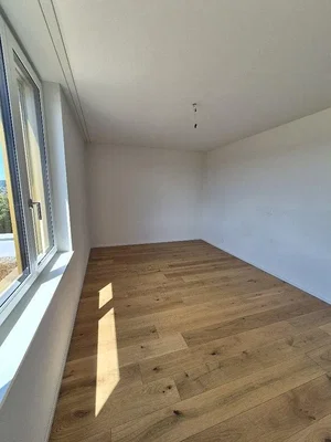 Bedroom; wood floor, natural light