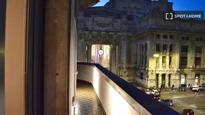 Balcon; vue, lumière naturelle